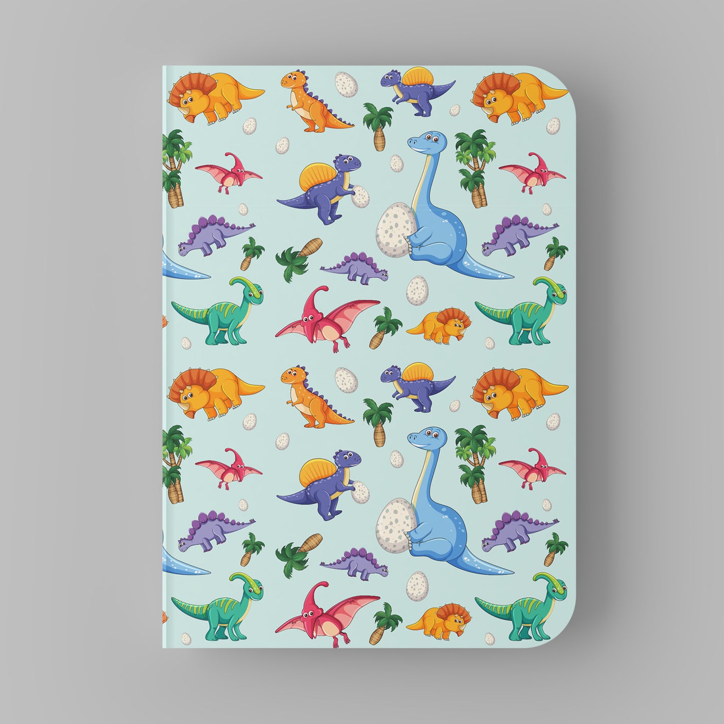 ALL THINGS BOYS - Blank Notebooks | Pack of 4 | A5 Size | 100 GSM Natural Shade Paper | 60 Pages | Opens Flat Lay | Car, Animal, Dinosaur and Construction Vehicle prints