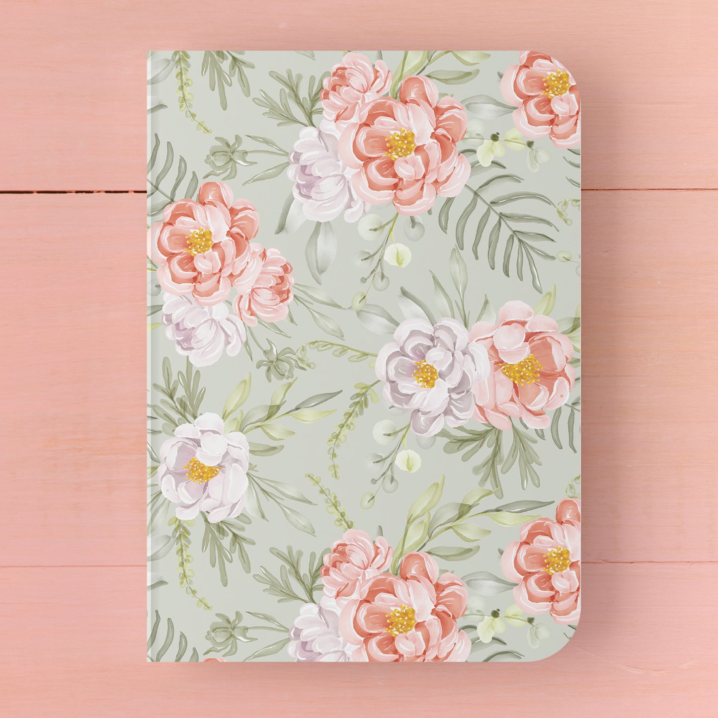 CLASSY FLORALS - Blank Notebooks | Pack of 4 | A5 Size | 100 GSM Natural Shade Paper | 60 Pages | Opens Flat Lay | Vibrant Designer Prints | Gifts for women and girls