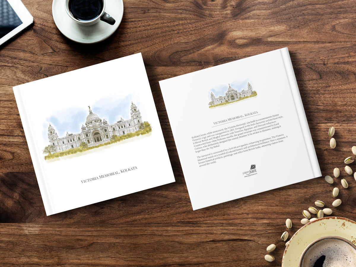 Victoria Memorial, Kolkata - Square Hard Case Journal