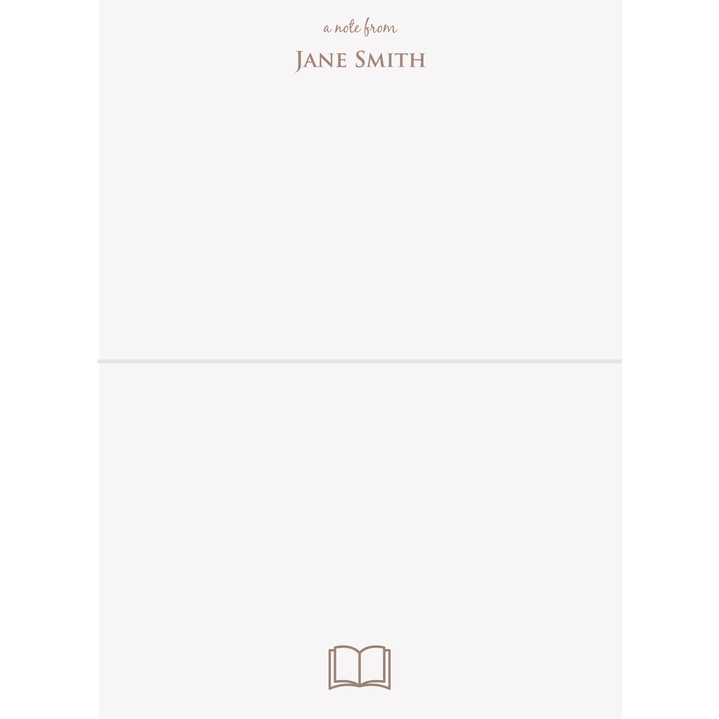 Bookaholic Customized Note Card Set - PaperKaite