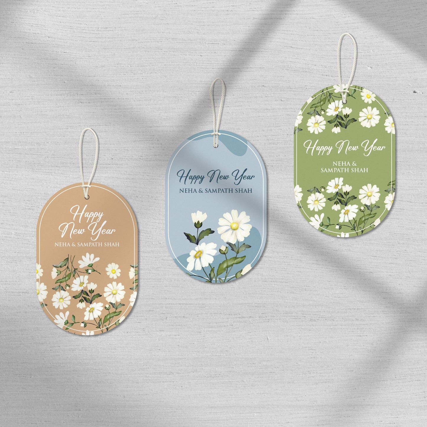 Delicate Daisy Customised Floral Gift Tags