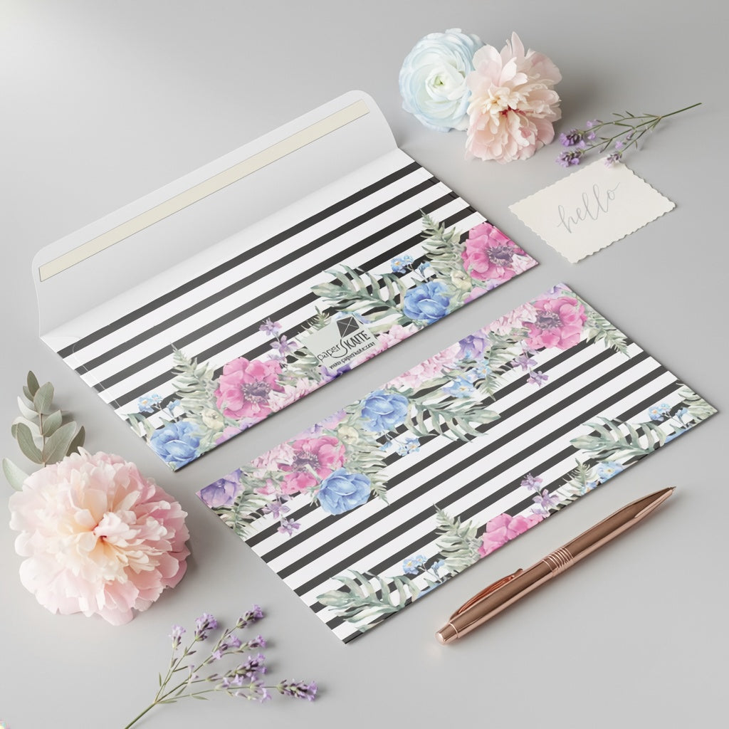 Vibrant Florals - Premium Money Envelopes | Vibrant Botanical Designs
