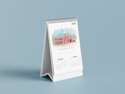 2026 Table Top Calendar - Madras Series