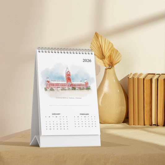 2026 Table Top Calendar - Madras Series
