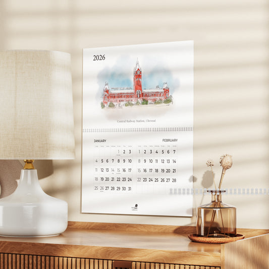 2026 Wall Calendar - Madras Series