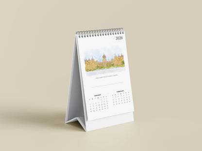 2026 Table Top Calendar - Monuments of India
