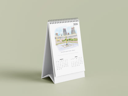 2026 Table Top Calendar - Temples of Tamil Nadu