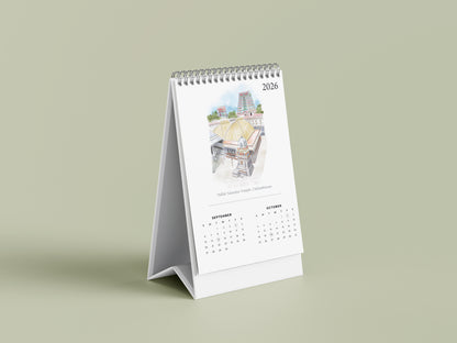 2026 Table Top Calendar - Temples of Tamil Nadu
