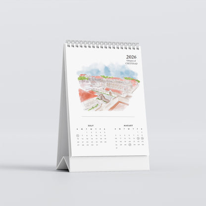 2026 Table Top Calendar - Glimpses of Chettinad