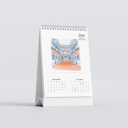 2026 Table Top Calendar - Glimpses of Chettinad