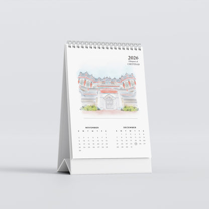 2026 Table Top Calendar - Glimpses of Chettinad