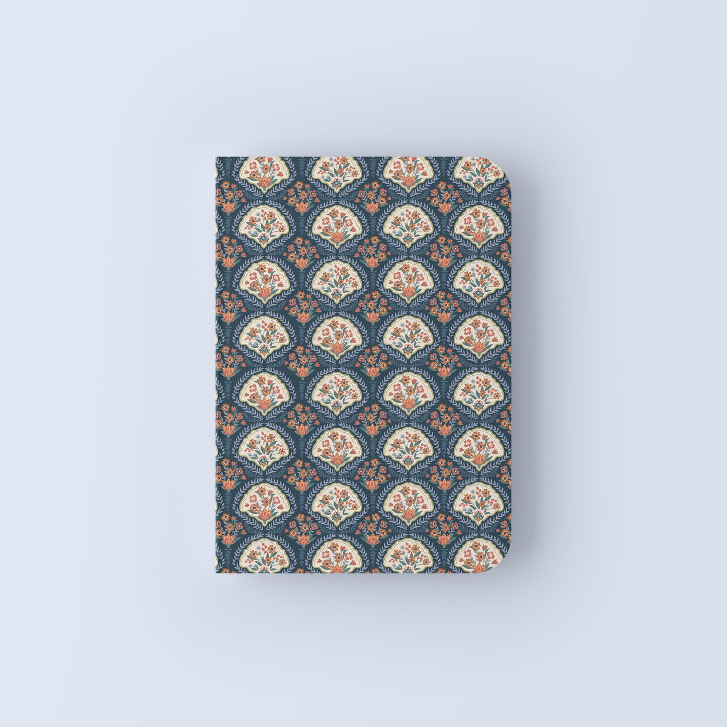 COLOURFUL INDIAN PATTERNS - Blank Notebooks | Pack of 4 | A5 Size | 100 GSM Natural Shade Paper | 60 Pages | Opens Flat Lay | Vibrant Designer Prints | Traditional patterns with mughal arches (Copy)