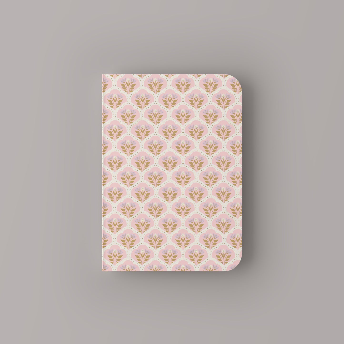 COLOURFUL INDIAN PATTERNS - Blank Notebooks | Pack of 4 | A5 Size | 100 GSM Natural Shade Paper | 60 Pages | Opens Flat Lay | Vibrant Designer Prints | Traditional patterns with mughal arches (Copy)