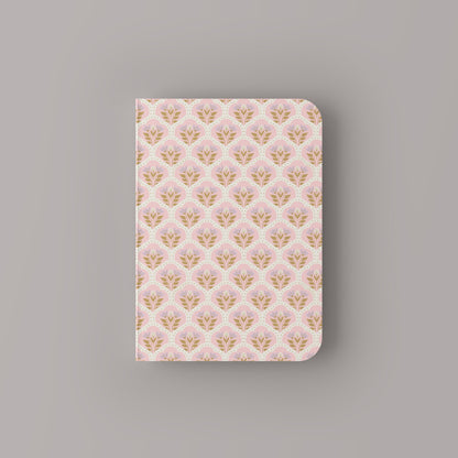 COLOURFUL INDIAN PATTERNS - Blank Notebooks | Pack of 4 | A5 Size | 100 GSM Natural Shade Paper | 60 Pages | Opens Flat Lay | Vibrant Designer Prints | Traditional patterns with mughal arches (Copy)