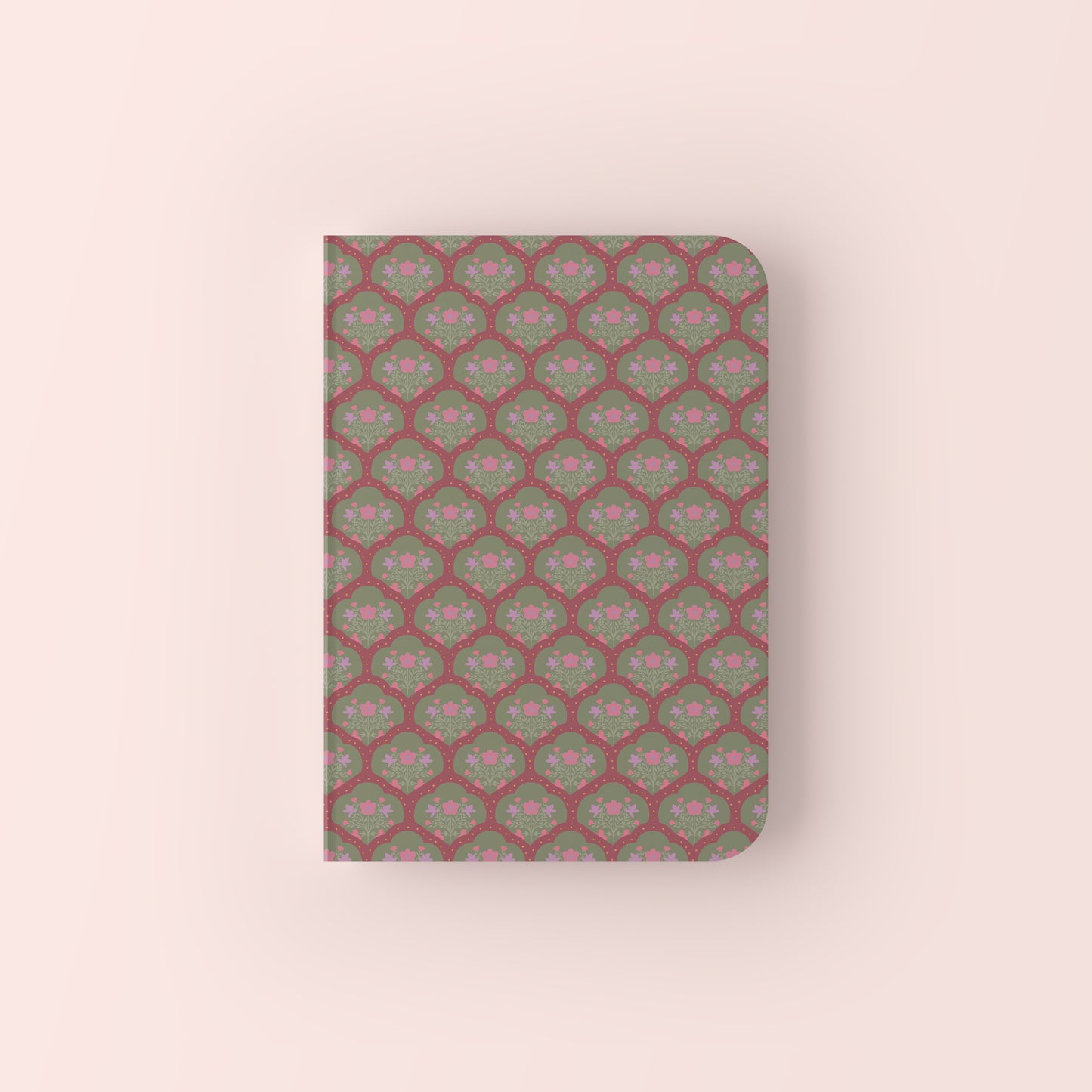 COLOURFUL INDIAN PATTERNS - Blank Notebooks | Pack of 4 | A5 Size | 100 GSM Natural Shade Paper | 60 Pages | Opens Flat Lay | Vibrant Designer Prints | Traditional patterns with mughal arches (Copy)