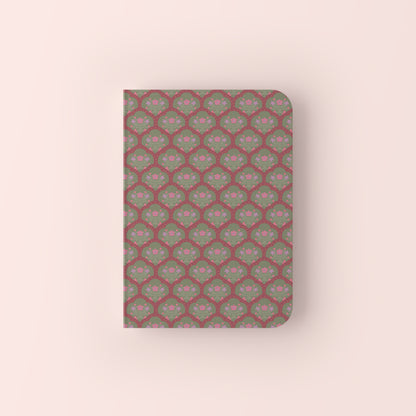 COLOURFUL INDIAN PATTERNS - Blank Notebooks | Pack of 4 | A5 Size | 100 GSM Natural Shade Paper | 60 Pages | Opens Flat Lay | Vibrant Designer Prints | Traditional patterns with mughal arches (Copy)
