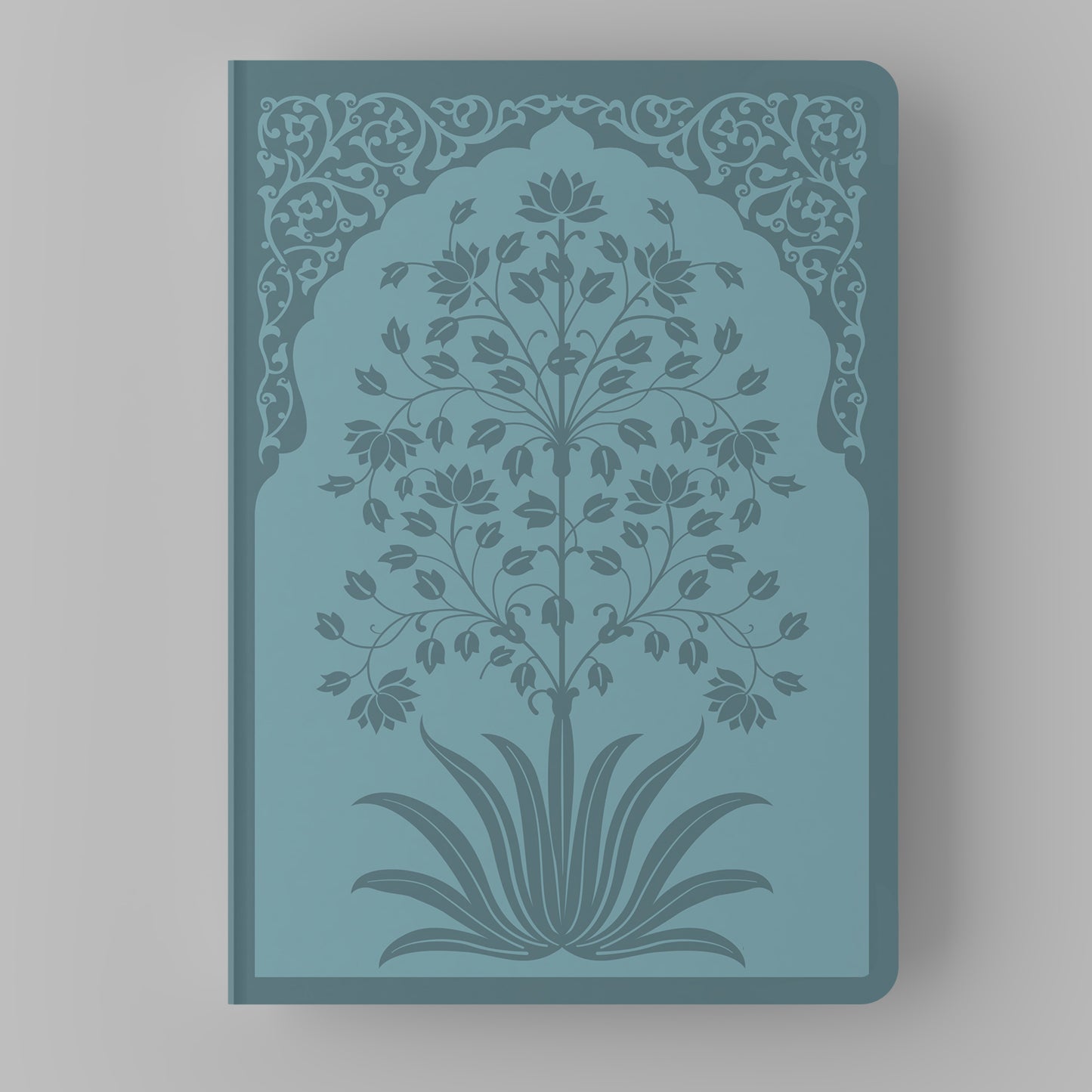 ETHNIC INDIAN PRINTS - Blank Notebooks | Pack of 4 | A5 Size | 100 GSM Natural Shade Paper | 60 Pages | Opens Flat Lay | Vibrant Designer Prints | Traditional patterns with mughal arches