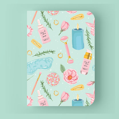 SUGAR AND EVERYTHING NICE- Blank  Notebooks | Pack of 4 | A5 Size | 100 GSM Natural Shade Paper | 60 Pages | Opens Flat Lay | Vibrant Designer Prints | Gifting for women and girls