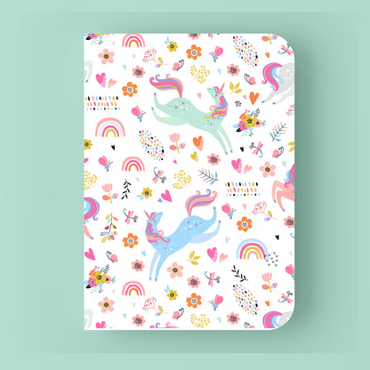 SUGAR AND EVERYTHING NICE- Blank  Notebooks | Pack of 4 | A5 Size | 100 GSM Natural Shade Paper | 60 Pages | Opens Flat Lay | Vibrant Designer Prints | Gifting for women and girls