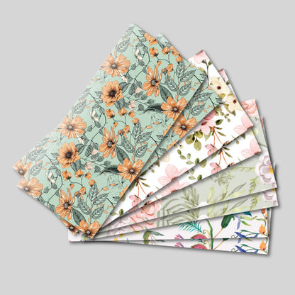 Classic Florals - Premium Money Envelopes | Elegant Vintage Botanical Designs