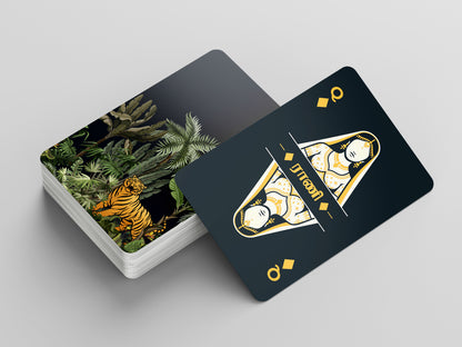 The Royal Bengal Tiger Playing Cards (Tamil) | PaperKaite