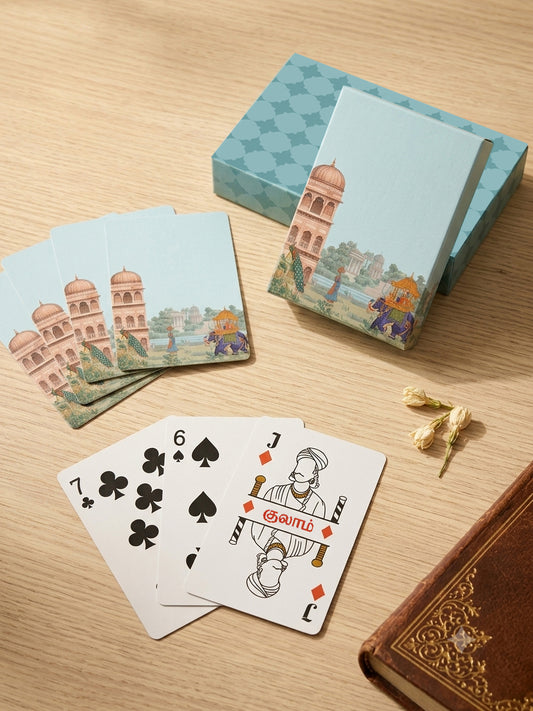 Palace by the Lake Playing Cards (Tamil) | PaperKaite
