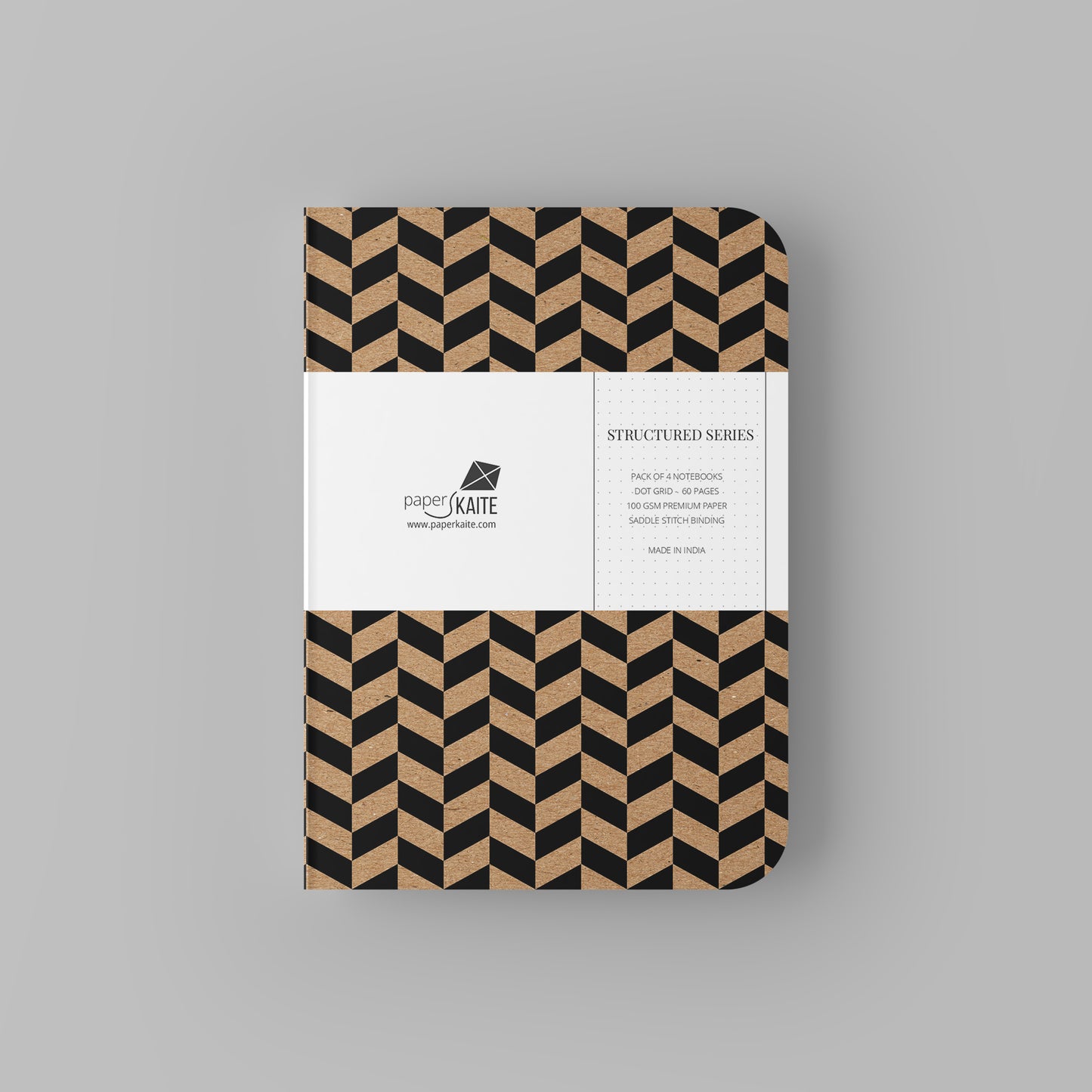 KRAFT PAPER BOOKS - Dot Grid |Structured Series