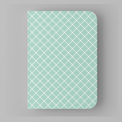 PASTELS - Blank Notebooks| Pack of 4 | A5 Size | 100 GSM Natural Shade Paper | 60 Pages | Opens Flat Lay | Vibrant Designer Prints | Pastel Geometric prints
