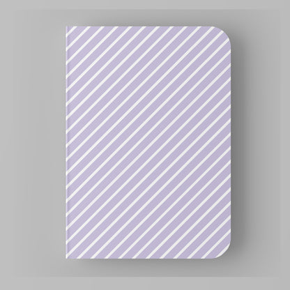 PASTELS - Blank Notebooks| Pack of 4 | A5 Size | 100 GSM Natural Shade Paper | 60 Pages | Opens Flat Lay | Vibrant Designer Prints | Pastel Geometric prints
