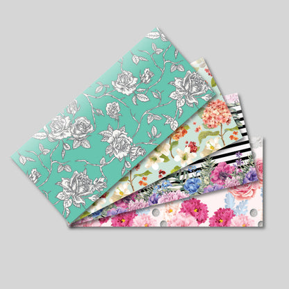 Vibrant Florals - Premium Money Envelopes | Vibrant Botanical Designs