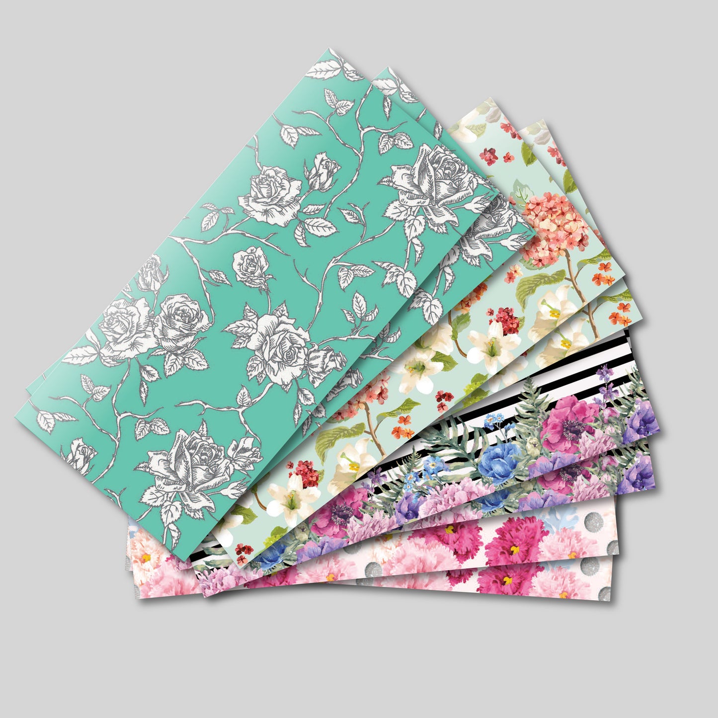 Vibrant Florals - Premium Money Envelopes | Vibrant Botanical Designs