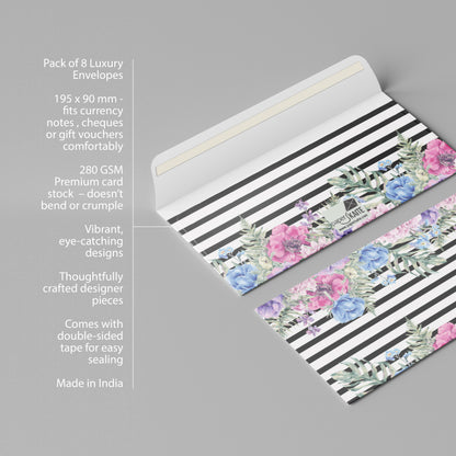 Vibrant Florals - Premium Money Envelopes | Vibrant Botanical Designs