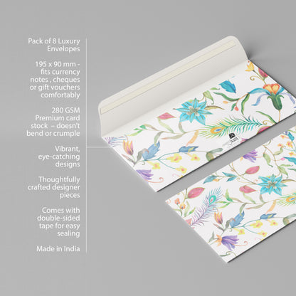 Classic Florals - Premium Money Envelopes | Elegant Vintage Botanical Designs