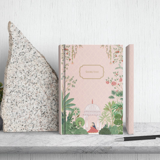 'Gulabi Mehal' Customised Diary - A Royal Personalised Journal