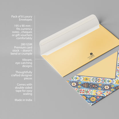 Ethnic Elegance - Premium Money Envelopes | Traditional Indian Motifs