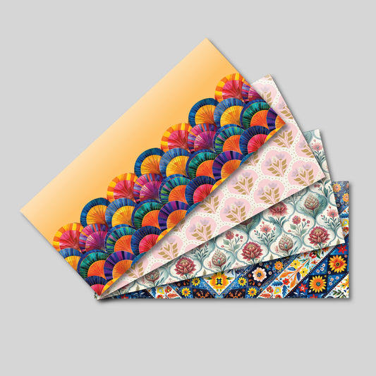 Ethnic Elegance - Premium Money Envelopes | Traditional Indian Motifs