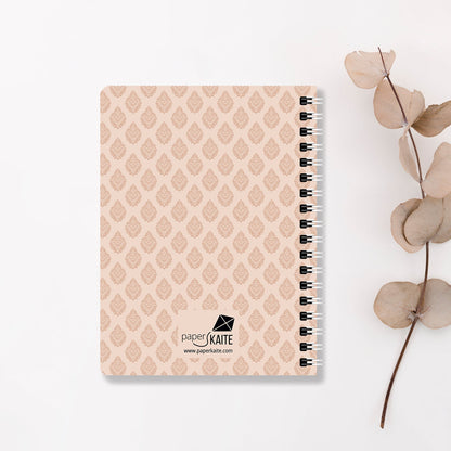 Jarokha Spiral 2025 Pocket Planner - A6 Size Soft Case Weekly Planner with 100gsm paper - Ethnic Indian Design - PaperKaite