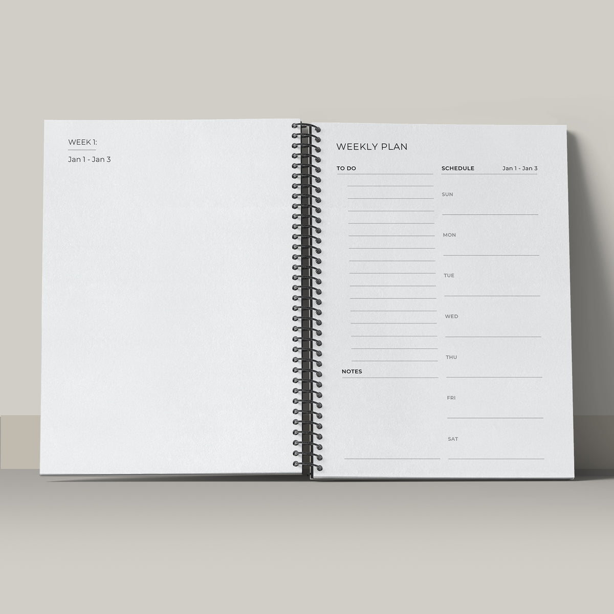 Vintage Jaal 2026 Planner - A5 Size Case Weekly Planner with 100gsm paper - Ethnic Indian Design (Copy) (Copy)