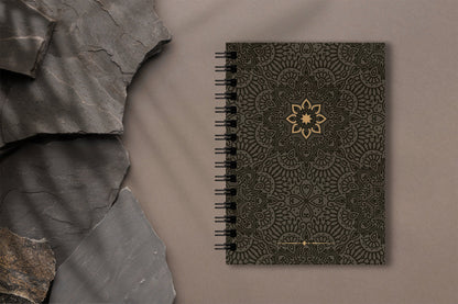 The Golden Monarch Hardbound Spiral Journal - PaperKaite