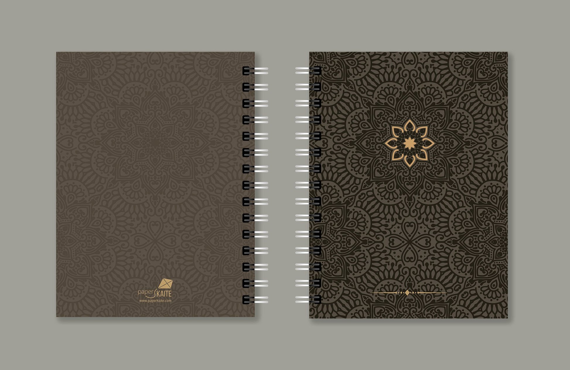 The Golden Monarch Hardbound Spiral Journal - PaperKaite