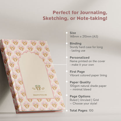 'Pushpanjali' Customised Journal - Truly Indian at heart